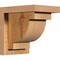Ekena Millwork Alpine Rough Sawn Corbel w/Backplate, Western Red Cedar, 6"W x 8"D x 8"H COR06X08X08ALP01RWR - alternate 1